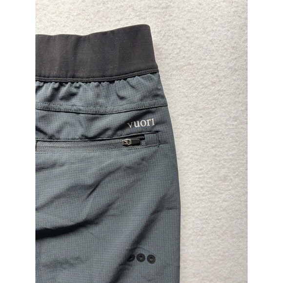 Vuori Draft Shorts Mens Small Elastic Waist Running Gym Hiking Zip Pocket V375 - Picture 2 of 6